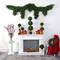 9ft. Pre-Lit Hanging Icicle Berries & Pinecones Christmas Garland, Multicolor LED Lights